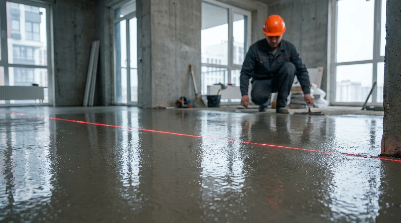 Realizzazione massetto perfetto con laser a Torino