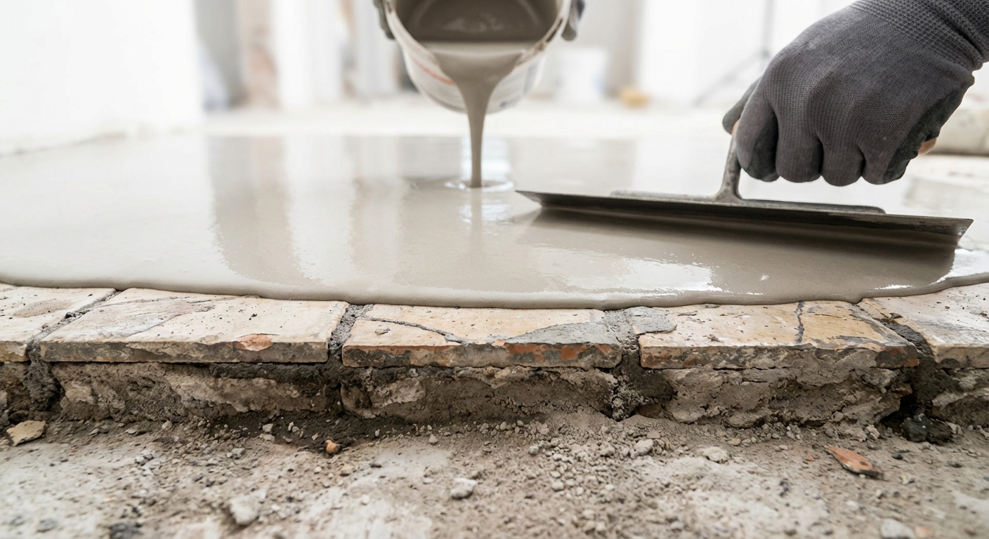 Massetto a basso spessore per ristrutturazione casa